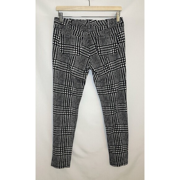 J. McLaughlin Becca Houndstooth Stretch Straight‎ Ankle Pants Women's 6 - Picture 2 of 10